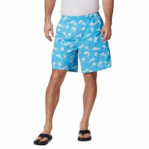 Columbia PFG Super Backcast™ Vatten Short Herr Blå/Vita (XPKNZ3972)